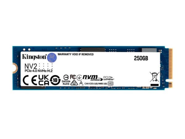DISCO-SOLIDO-KINGSTON-NV2-250GB-3000MB-1-2 UNIDAD EN ESTADO SOLIDO KINGSTON NV2 NVME PCIE 4.0 250GB