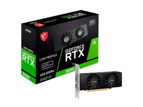 TARJETA DE VIDEO MSI GEFORCE RTX 3050 LP 6G OC, 6GB GDDR6