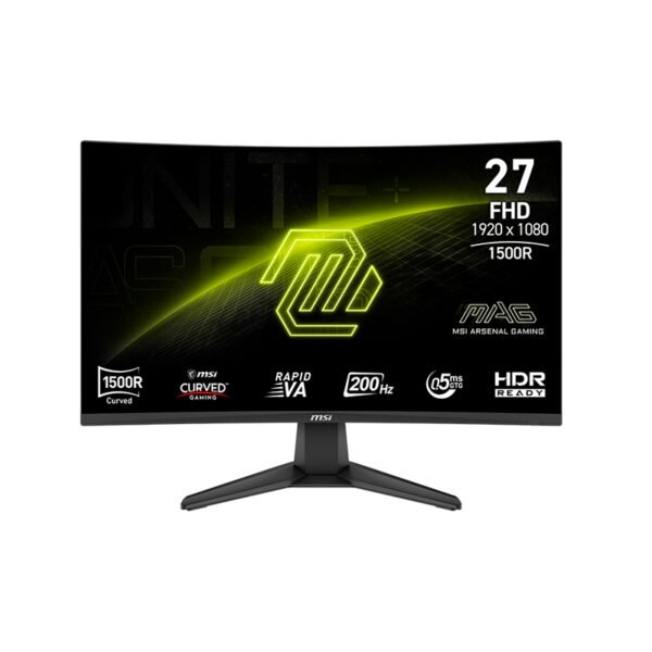 mo27ms276cfe20 MONITOR CURVO GAMING MSI 27" MAG 276CF E20 GAMING 200HZ VA
